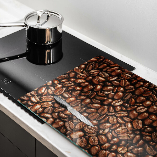 Chopping board glass Coffee beans