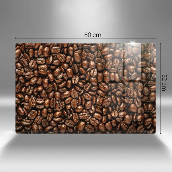 Chopping board glass Coffee beans