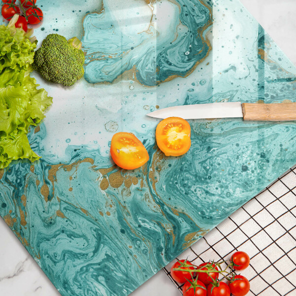 Cutting board Blue abstraction