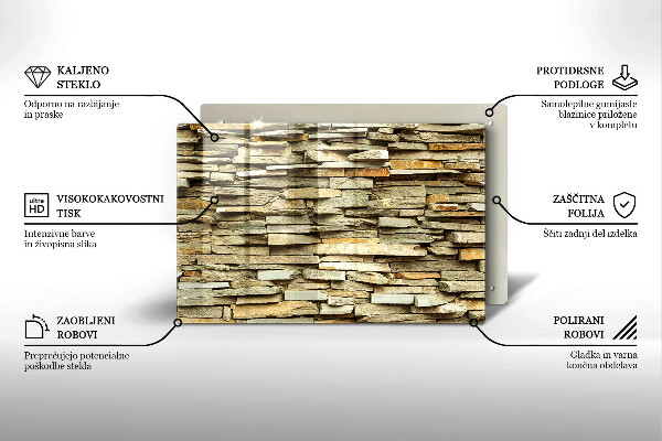 Cutting board Decorative stones