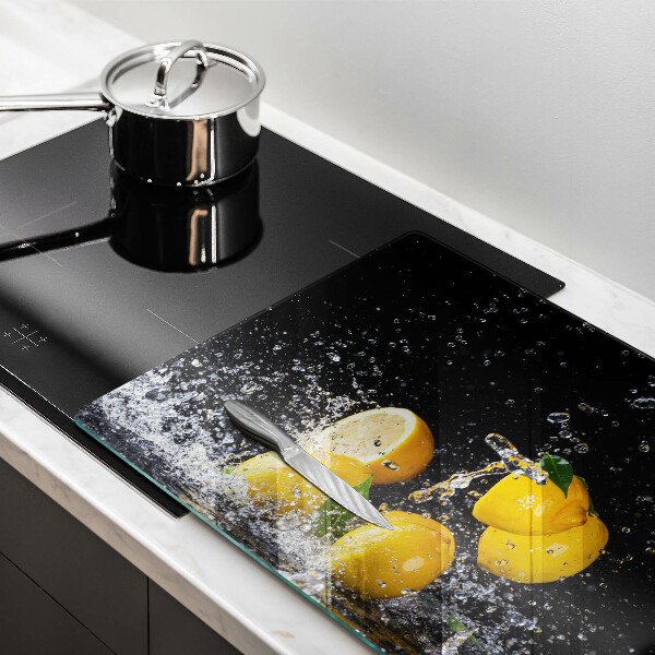 Cutting board Juicy lemon fruit