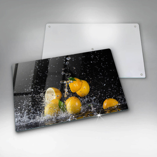 Cutting board Juicy lemon fruit
