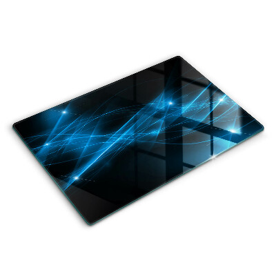 Worktop saver Blue smoke abstraction