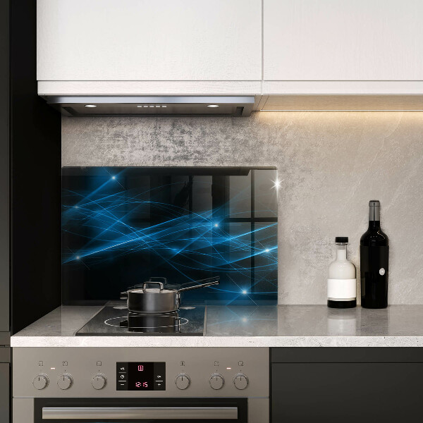Worktop saver Blue smoke abstraction