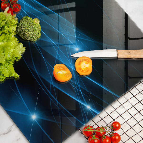 Worktop saver Blue smoke abstraction