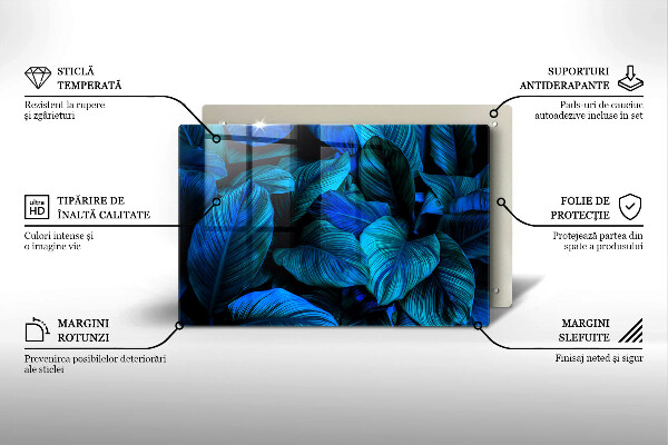 Worktop saver Jungle vegetation leaves