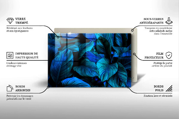 Worktop saver Jungle vegetation leaves