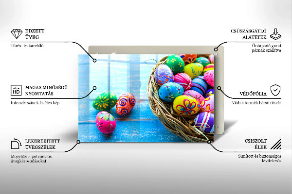 Worktop saver Easter eggs