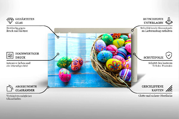 Worktop saver Easter eggs