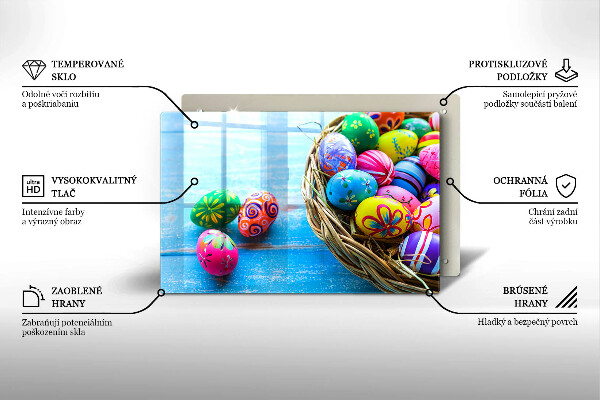 Worktop saver Easter eggs