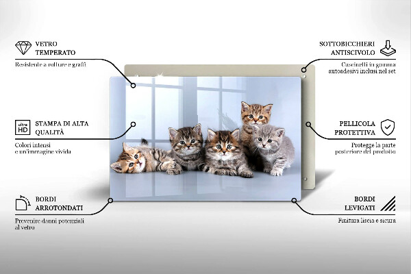 Worktop saver Sweet small cats