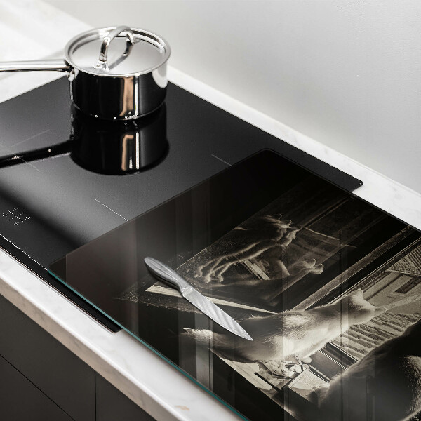 Worktop saver Cats city and window