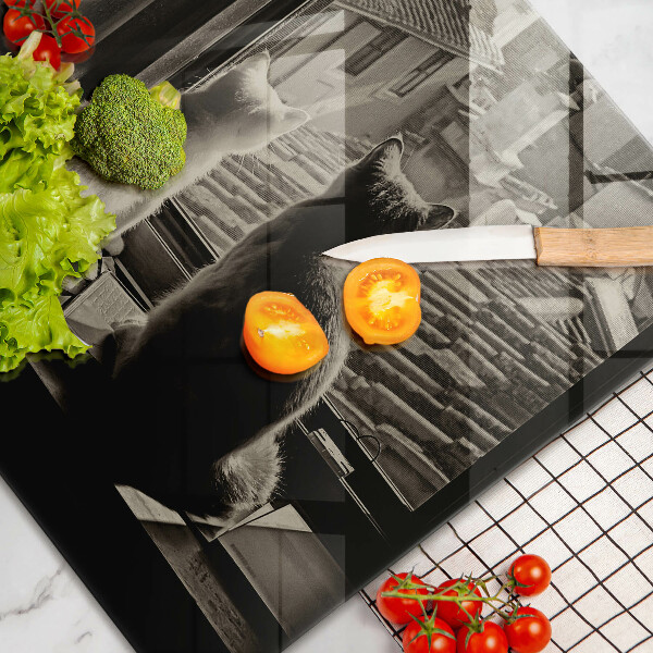 Worktop saver Cats city and window