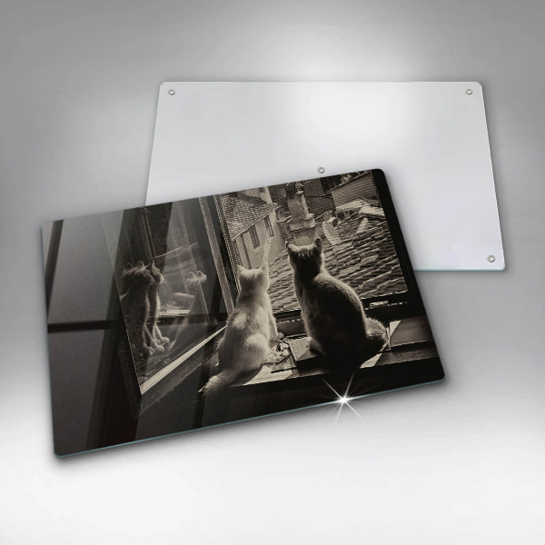 Worktop saver Cats city and window