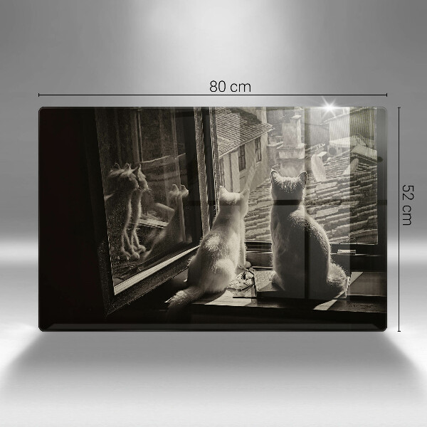 Worktop saver Cats city and window