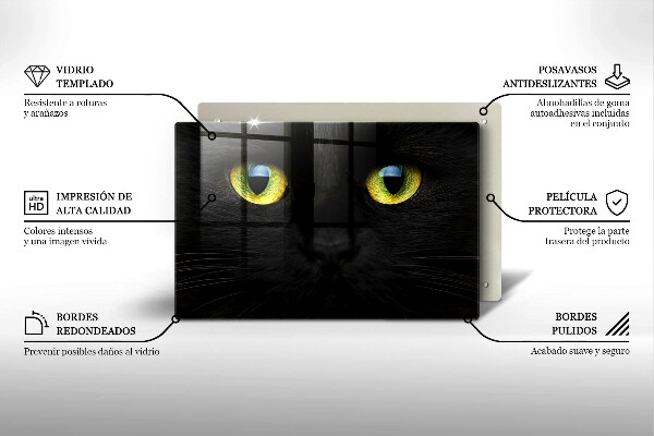 Worktop saver Animal cat eyes