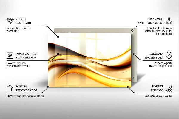 Worktop saver Abstraction smoke lines