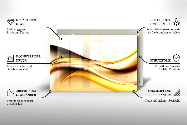 Worktop saver Abstraction smoke lines