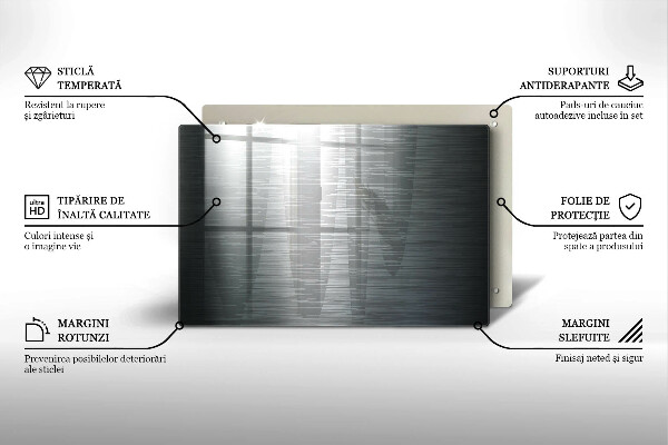 Cutting board Metal texture