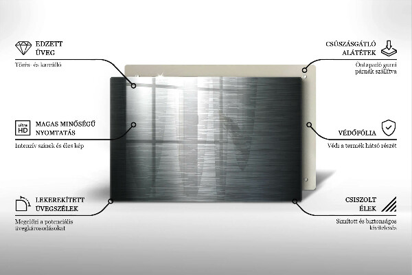 Cutting board Metal texture