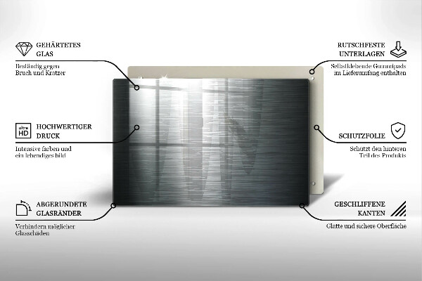 Cutting board Metal texture