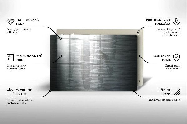 Cutting board Metal texture