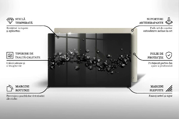 Worktop saver 3D shapes abstraction