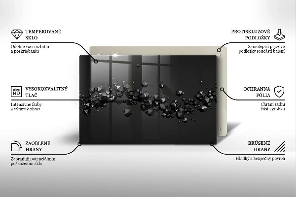 Worktop saver 3D shapes abstraction