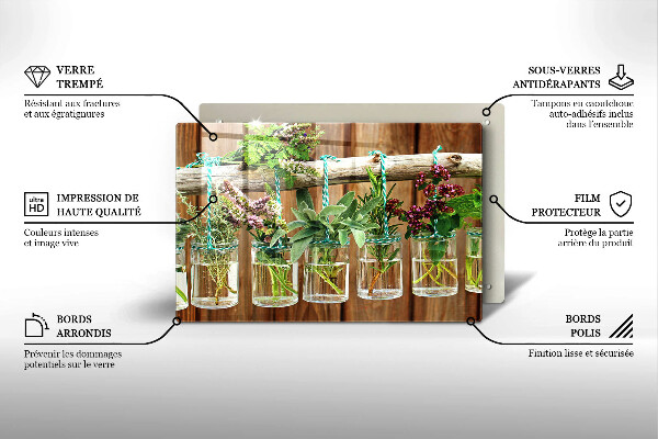 Worktop saver Herbs vintage plants