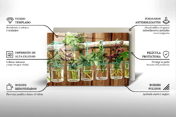 Worktop saver Herbs vintage plants