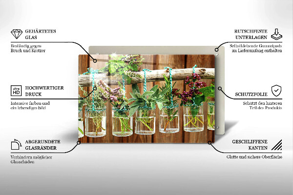 Worktop saver Herbs vintage plants
