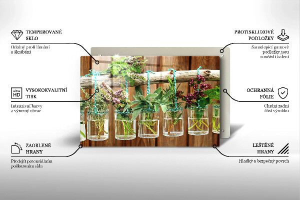 Worktop saver Herbs vintage plants