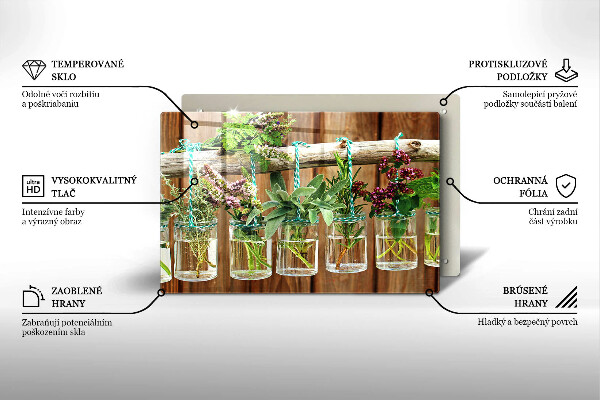 Worktop saver Herbs vintage plants