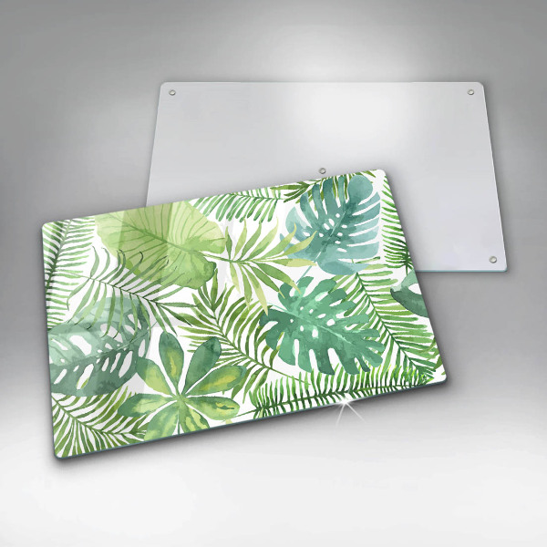 Worktop saver Boho watercolors leaves