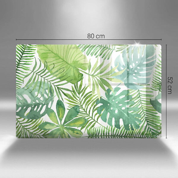 Worktop saver Boho watercolors leaves