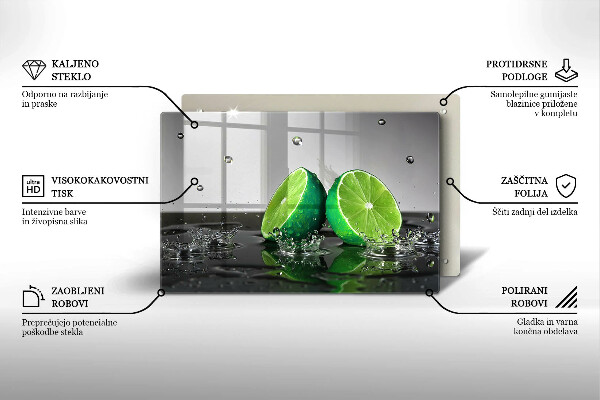 Worktop saver Juicy lime and water