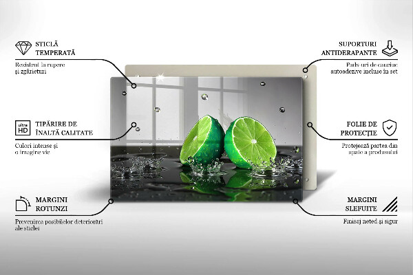 Worktop saver Juicy lime and water