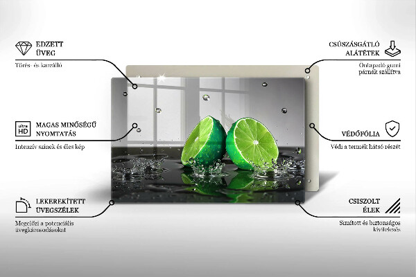 Worktop saver Juicy lime and water