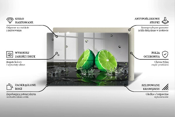 Worktop saver Juicy lime and water