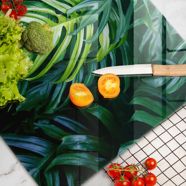 Worktop saver Monstera wild leaves