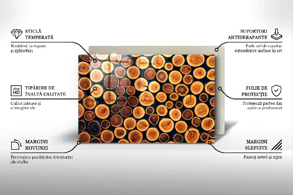 Worktop saver Wooden stumps of trees