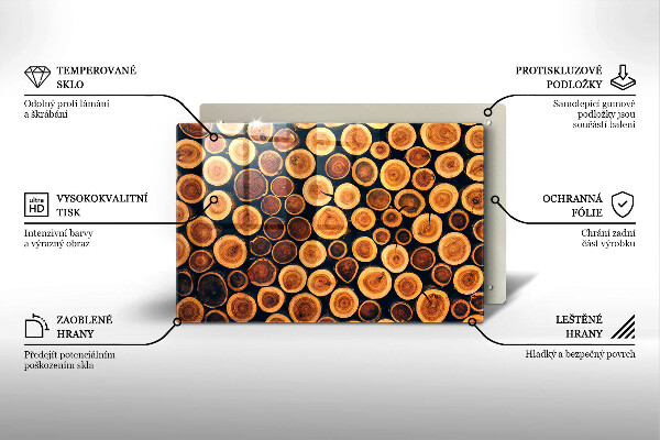 Worktop saver Wooden stumps of trees