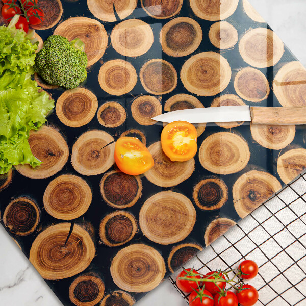 Worktop saver Wooden stumps of trees