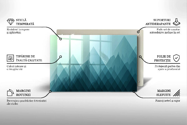 Worktop saver Abstract mountains