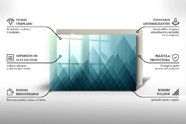 Worktop saver Abstract mountains