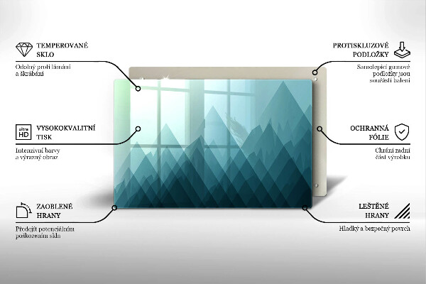 Worktop saver Abstract mountains