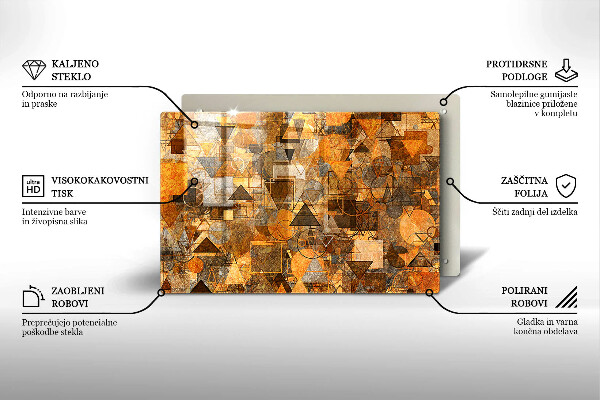 Worktop saver Geometric figure pattern