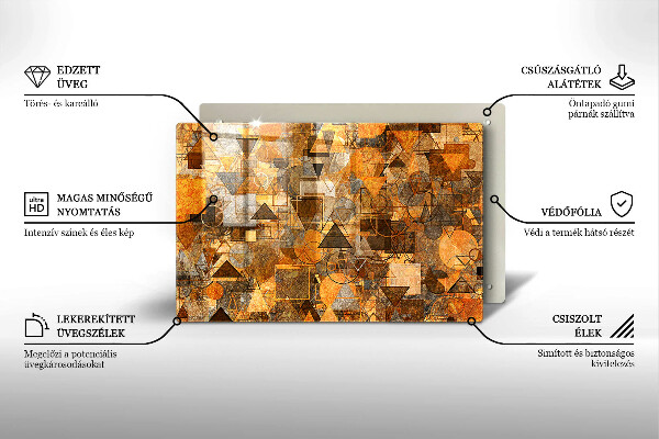 Worktop saver Geometric figure pattern