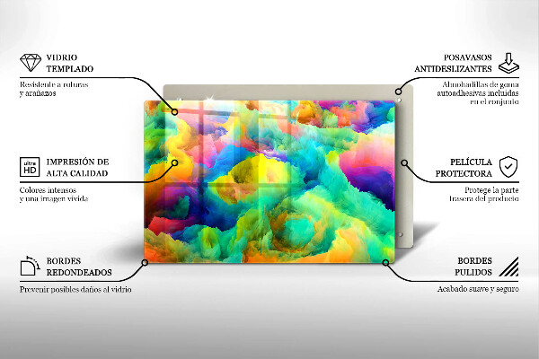 Worktop saver Colorful abstraction