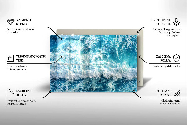 Worktop saver Water sea waves